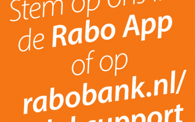 Stem op ons met Rabo ClubSupport!