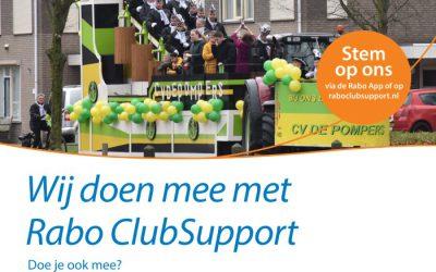 Stem op CV de Pompers met de Rabo ClubSupport!